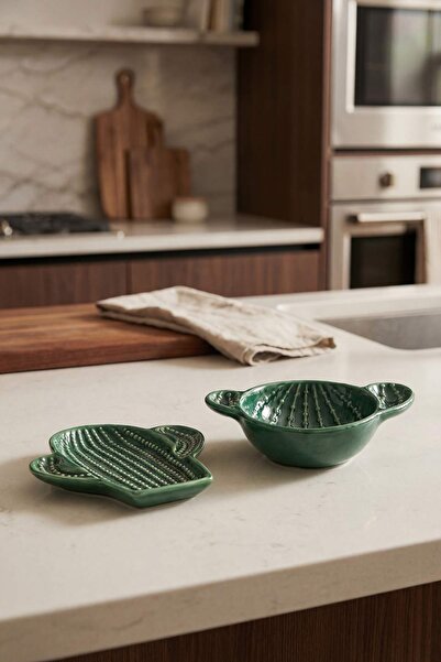 TRENDYOLMİLLA HOME Σετ 2 πιάτων σε σχήμα κάκτου 14 εκ. TPHSS26TBK00038