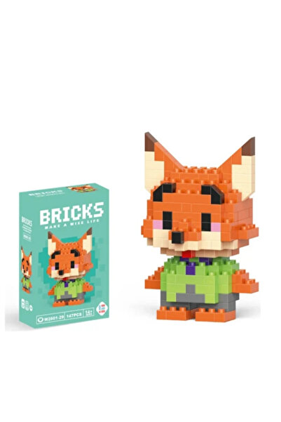 Bricks Disney Zootropolis Nick Yapboz 3D Puzzle kutulu gönderilir