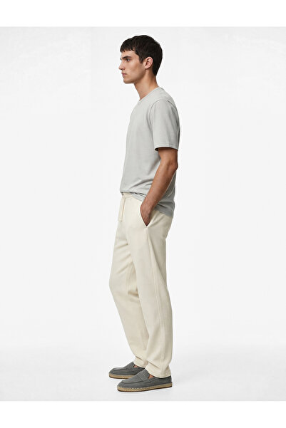 Koton Kısa Kollu Pamuklu Bisiklet Yaka Basic Slim Fit Tişört