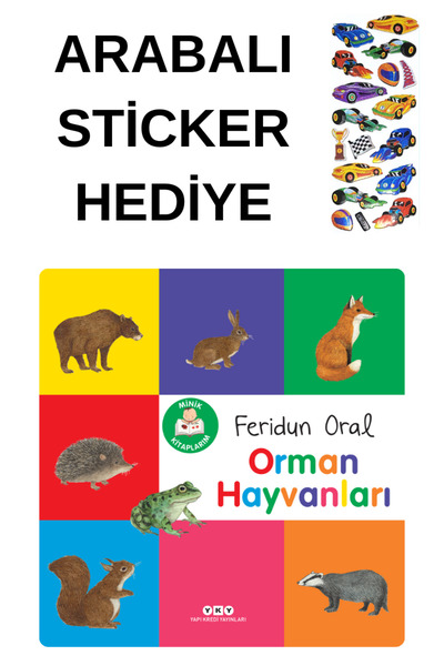 Yapı Kredi Yayınları هدية ملصق السيارة – كتبي الصغيرة – خاصة للأطفال – حيوانا...