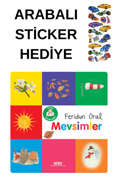 Yapı Kredi Yayınları Car Sticker with Gift – MİNİK KİTAPLARIM – Special for B...