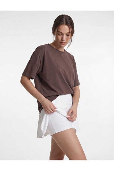 Koton Αθλητικό μπλουζάκι με κοντό μανίκι με λαιμόκοψη