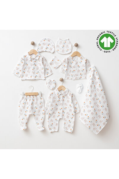 tinibud GOTS Sertifikalı Kumaş %100 Organik Pamuk Müslin 10’lu Bebek Hastane ...