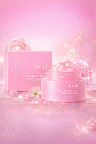 Hoygi Crema hidratanta pentru fata cu capsule, Hoygi, textura delicata,Colage...