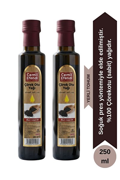 Cemilefendi 2 Adet Çörek Otu Yağı 250 ml