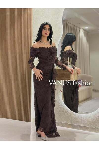 vanus fashion 6921 -فستان سهرة طويل