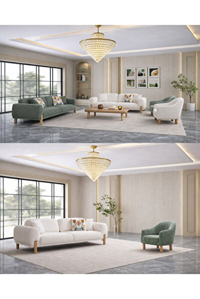 inegölmobilyası Bohem Koltuk Takımı %100 Gürgen