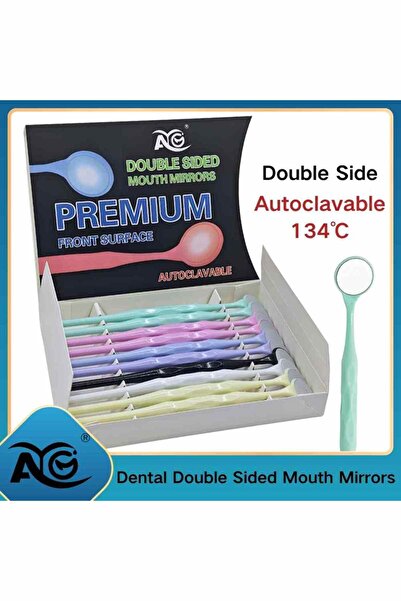 Choice مرايا فموية مزدوجة الجوانب لتبييض الأسنان، قابلة للتعقيم بدرجة حرارة 1...