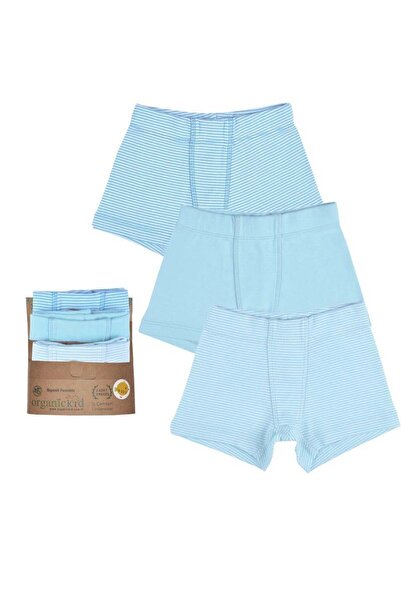 OrganicKid Ocean Erkek Çocuk İç Çamaşır Set 3'lü