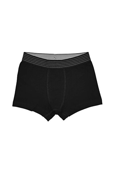 OrganicKid Modern Classic Erkek Çocuk Siyah Boxer Set 3'lü