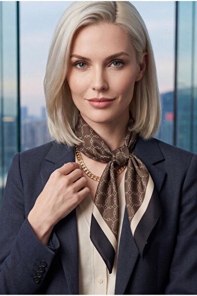 Mavi Masal Patterned Scarf