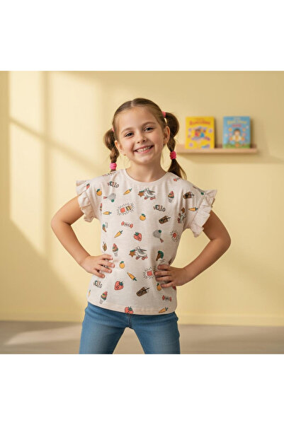 BİLGENS BUTİK Tricou pentru fete anti-transpirație 100% bumbac