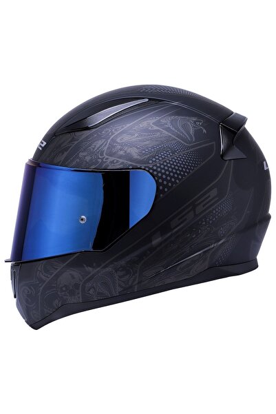 LS2 Rapid 2 Crypt Mat Siyah Kask