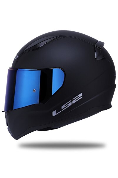LS2 Rapıd 2 Mat Siyah Fullface Motosiklet Kaskı (1 Renkli + 1 Şeffaf Vizörlü)
