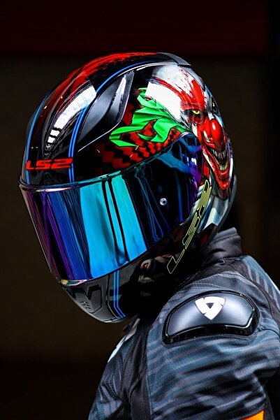 LS2 Rapıd 2 Happy Dreams Kask (1 Renkli + 1 Şeffaf Vizörlü)