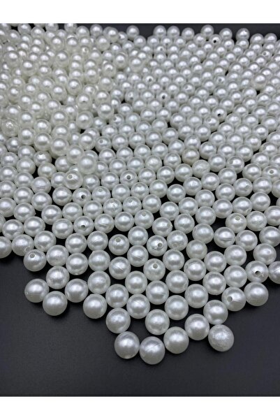 Hedef Bijuteri Mărgele de perle din plastic de culoare albă de 12 mm, mărgele...