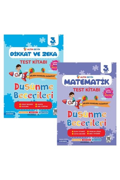 Altın Nokta Yayınları 3. Sınıf Altın Beyin Dikkat Ve Zeka Kitabı 3. Sınıf Alt...