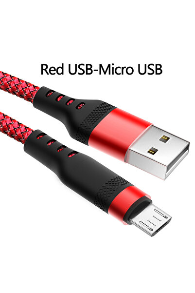 Choice 5m Red Micro USB USB TYPE C Fast Charge Cable Android Micro USB line U...