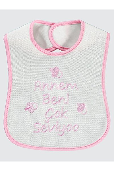 Civil Baby مريلة طعام للأطفال من 0 إلى 24 شهرًا - وردي