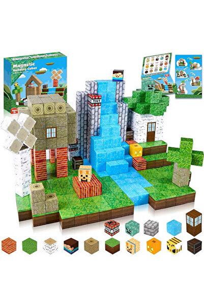 OEM Set Construcție Magnetic "Cabana din Pădure"