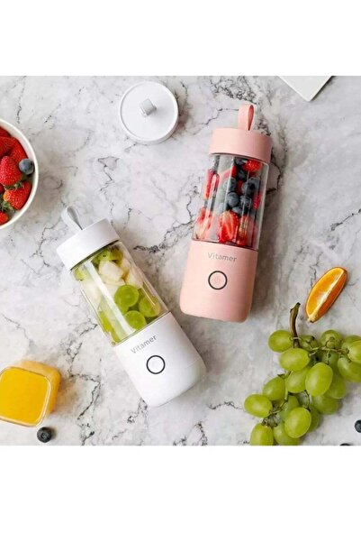 Arabest 350ml Portable Electric Juicer, USB Rechargeable Smoothie Blender Mac...