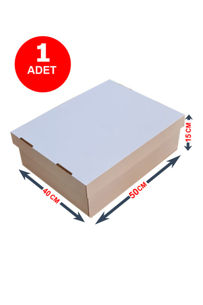 kutucum 40 X 50 X 15 CM | 1 ADET PASTA KUTUSU | YAŞ PASTA KUTUSU | KARE PASTA...