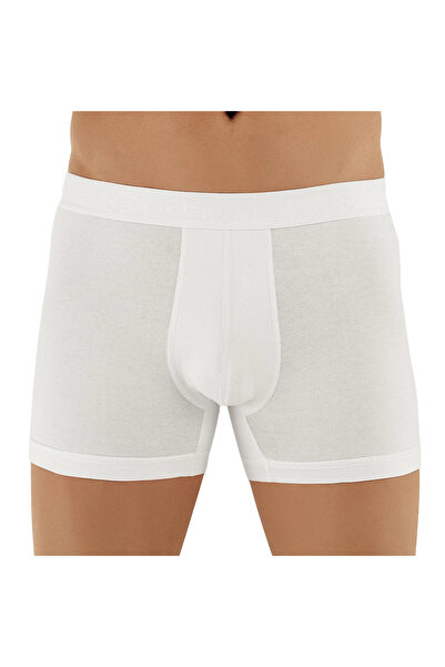 Şahinler Şahinler E031 Erkek Likralı Boxer Külot Beyaz XL