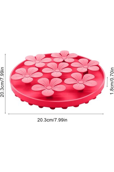 Arabest Slow Feeder Pet Bowl, Lick Pad, Food Puzzle Dish for Dogs & Cats, Sil...