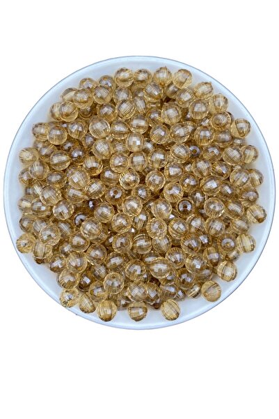 Hedef Bijuteri Mărgele acrilice de 8 mm, maro deschis, model World, pentru bi...