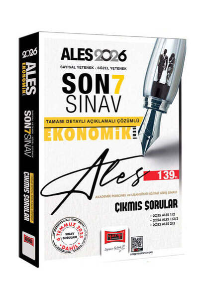 Yargı Yayınları Yargı 2026 Ales Çıkmış Sorular Son 7 Sınav Çözümlü Ekonomik Seri