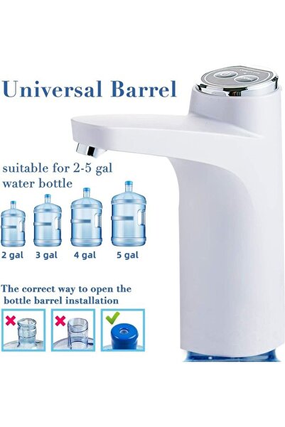 Arabest Portable USB Charging Water Pump Dispenser, Automatic Electric Water ...