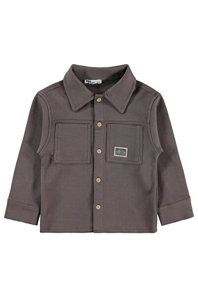 Civil Boys Basic Shirt for Ages 2-5 - Brown