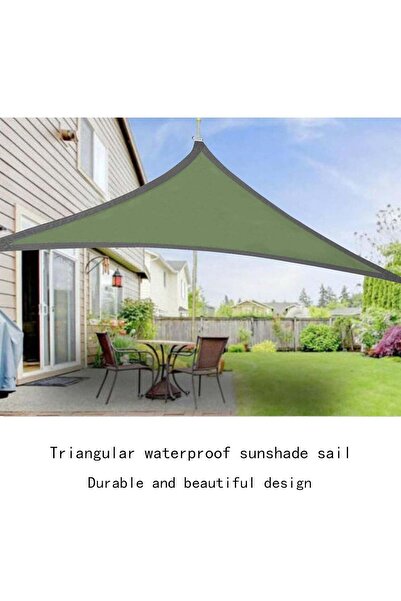 Arabest Triangle Sun Shade Sail 10' x 10' x 10' Outdoor UV Block Canopy for P...