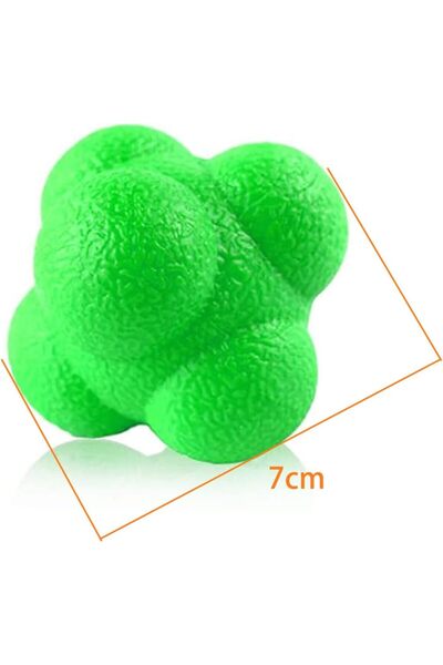 Arabest 6-Piece Sports Reaction Bounce Balls, Agility Hand-Eye Coordination R...