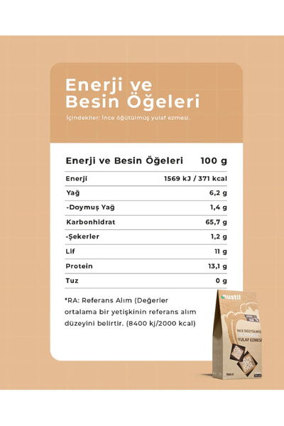NUSTİL Glutensiz İnce Öğütülmüş Yulaf Ezmesi 300g