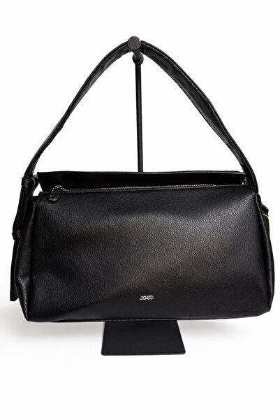 JUST WOMAN Women's Black Daily Pinterest Shoulder Sleeve Medium Size Bowling Bag