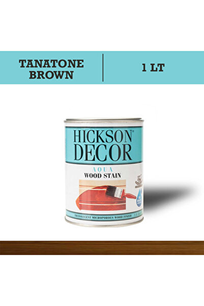 Hickson Decor Ultra Aqua Wood Stain Dış Cephe Ahşap Boyası 1 LT TANATONE BROWN