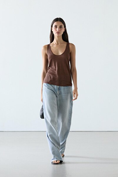 Massimo Dutti %100 keten askılı top
