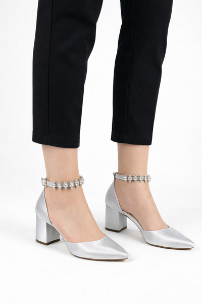 CRAFT MODA Γυναικεία παπούτσια με τακούνι με λουράκι στον αστράγαλο