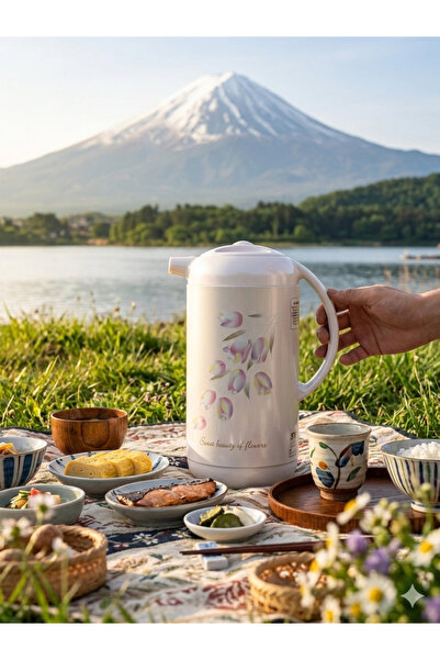 Tiger 1 Litre Cam Çay Termosu Sayılır Çeyiz Made In Japan