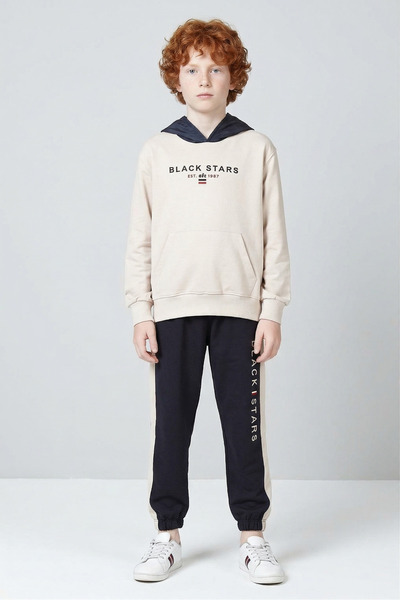 Black One Σετ αθλητικής φόρμας με μακρυμάνικο αγόρι με κουκούλα