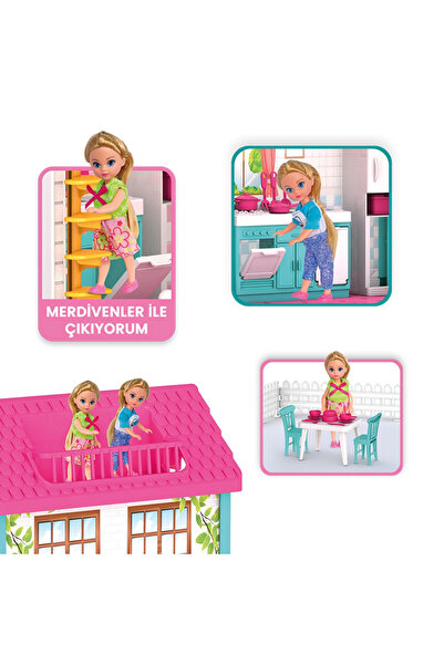 Doğan Oyuncak Dünyası Mila'nın Okyanus Evi - Ev Oyuncak - Milanın Okyanus Ev Seti - Barbie Ev Seti - Rüya Evi - Oyun Evi
