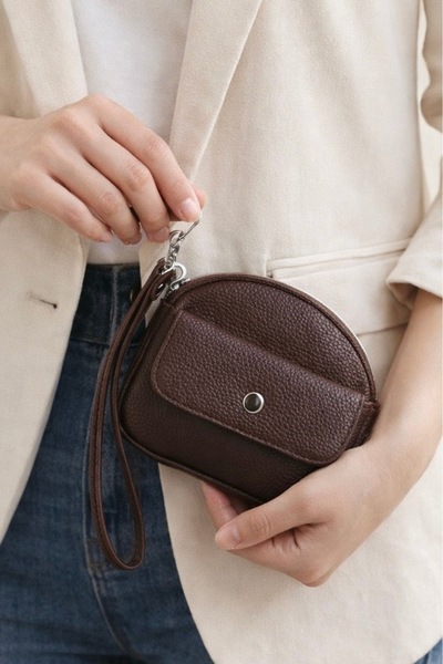 NZCLUB Retro Mini Hand Wallet for Women Money Portfolio New Lychee Pattern Wo...