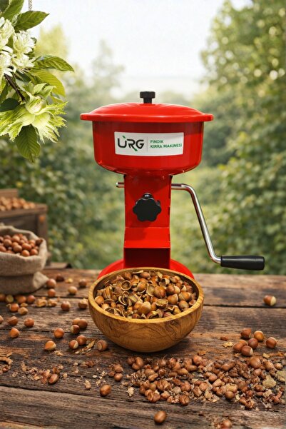 urg Practical Home Type Metal Nut and Walnut Cracking Machine Red