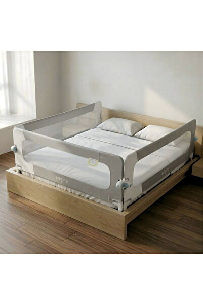 Empria PACKAGE: 3 Children's bed protection barriers, Foldable, 200x200 cm bed