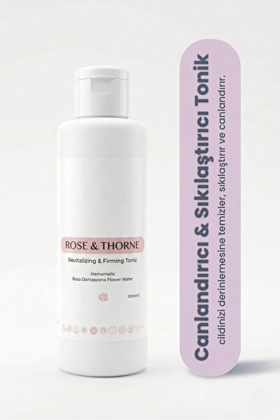 ROSE & THORNE Cadı Fındığı İçerikli Tonik Sıkılaştırıcı Yenileyici ve Cilt To...