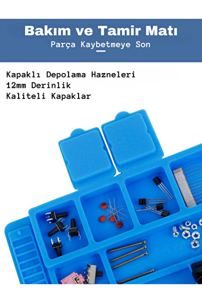 Genel Markalar S-160 Esd Isıya Dayanıklı Silikon Mat Tamir Pedi