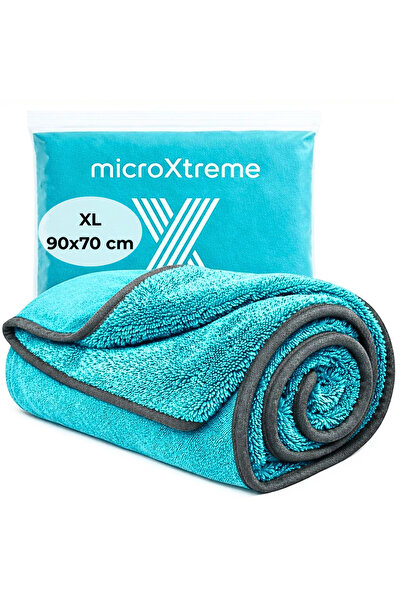 microXtreme Prosop Microfibra Uscare Auto XL 90×70 cm, Twisted Loop, Super Ab...