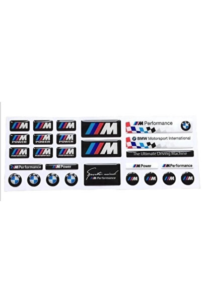 Carub BMW & BMW M 26 Parça Damla Sticker Seti