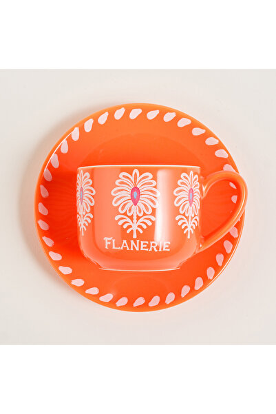 Zsa Zsa Zsu Luohu Porselen Kahve Seti 90 Ml Turuncu